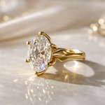 Forever & Timeless 14K Solid Gold 3ct Diamond Engagement Ring