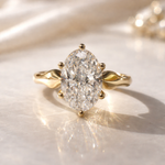 Forever & Timeless 14K Solid Gold 3ct Diamond Engagement Ring