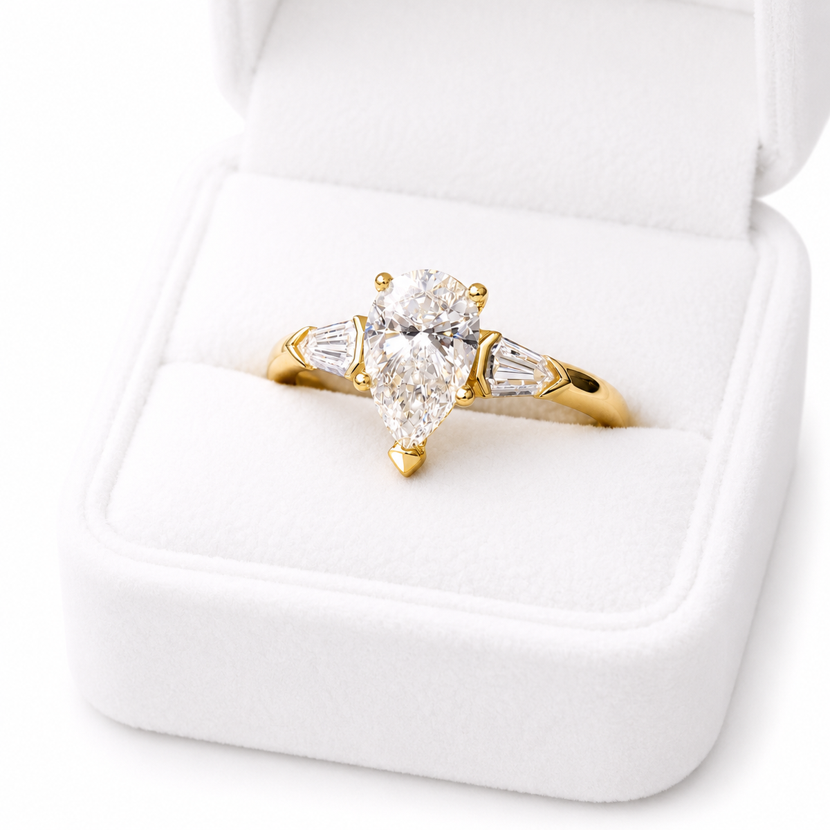 Timeless 14K Solid Gold 2.16ct Diamond Engagement Ring