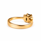 Solid 14K Gold 1.51ct Princess-Cut  Diamond Engagement Ring