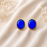 Handcrafted Lightning Ridge Opal Earrings in 9k Gold