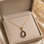 Stunning Australian Abrolhos Island South Sea Mabe Black Pearl 9k Gold Pendant
