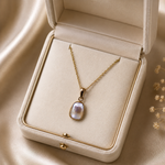 Stunning Keshi Pearl 9k Gold Pendant