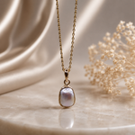 Stunning Keshi Pearl 9k Gold Pendant