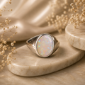 Bold Sterling Silver Gents Cygnet Ring
