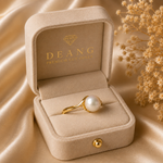 Elegant South Sea Pearl 14k Gold Ring