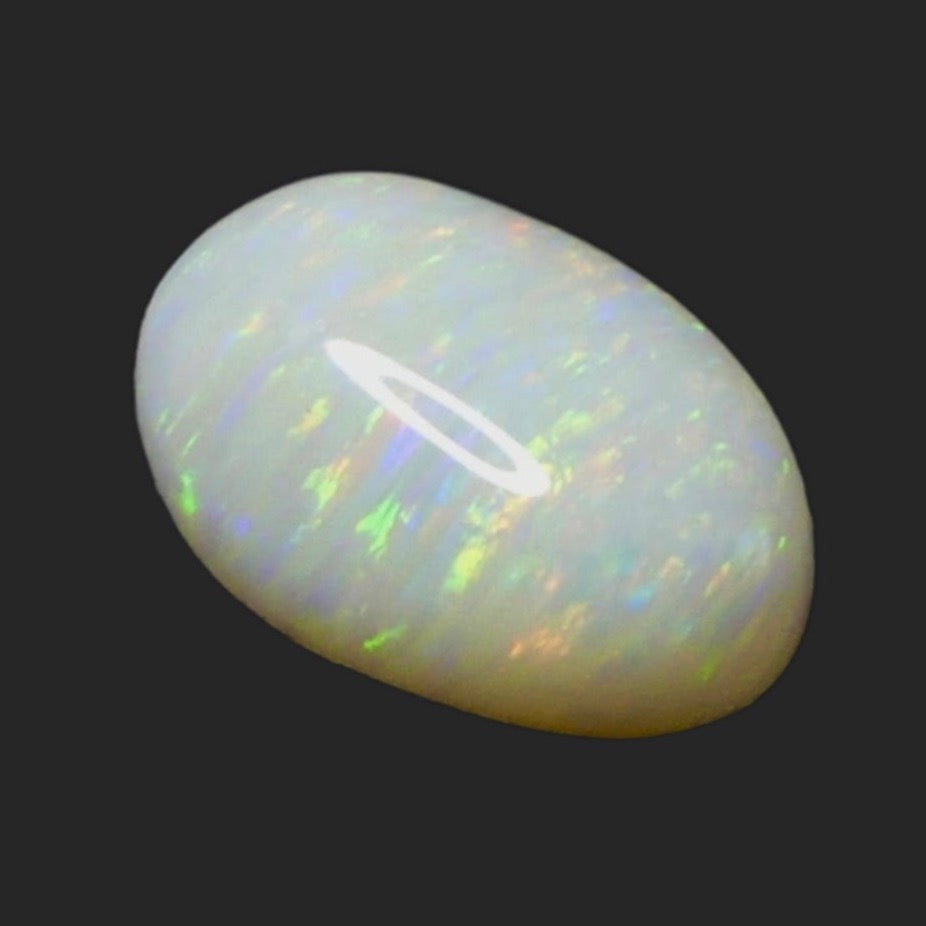 This 2.1ct Coober Pedy Opal is a gorgeous ready-to-set white opal, perfect for creating a one-of-a-kind jewelry piece.

Origin- Coober Pedy Australia

Weight- 2.1ct

Size- 11.5 x 8mm