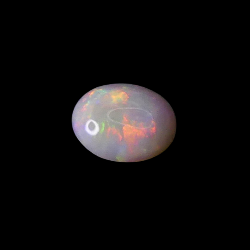 Add to your collection with this 1.2ct Coober Pedy Opal - a natural gem sourced from the renowned Coober Pedy Opal Fields. Perfect for any jewelry setting.

Origin- &nbsp;Opal Ethically Mined in Coober Pedy Australia.

Opal Weight- 1.2ct Coober Pedy Opal

Treatments- None - 100% solid Australian Opal&nbsp;

Size- 9.2 x 7.1 x 3mm

Cut- Freeform high dome cabochon.

Ready to be set into jewellery