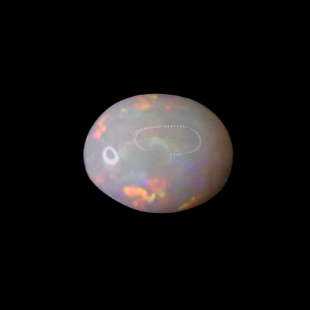 Add to your collection with this 1.2ct Coober Pedy Opal - a natural gem sourced from the renowned Coober Pedy Opal Fields. Perfect for any jewelry setting.

Origin- &nbsp;Opal Ethically Mined in Coober Pedy Australia.

Opal Weight- 1.2ct Coober Pedy Opal

Treatments- None - 100% solid Australian Opal&nbsp;

Size- 9.2 x 7.1 x 3mm

Cut- Freeform high dome cabochon.

Ready to be set into jewellery