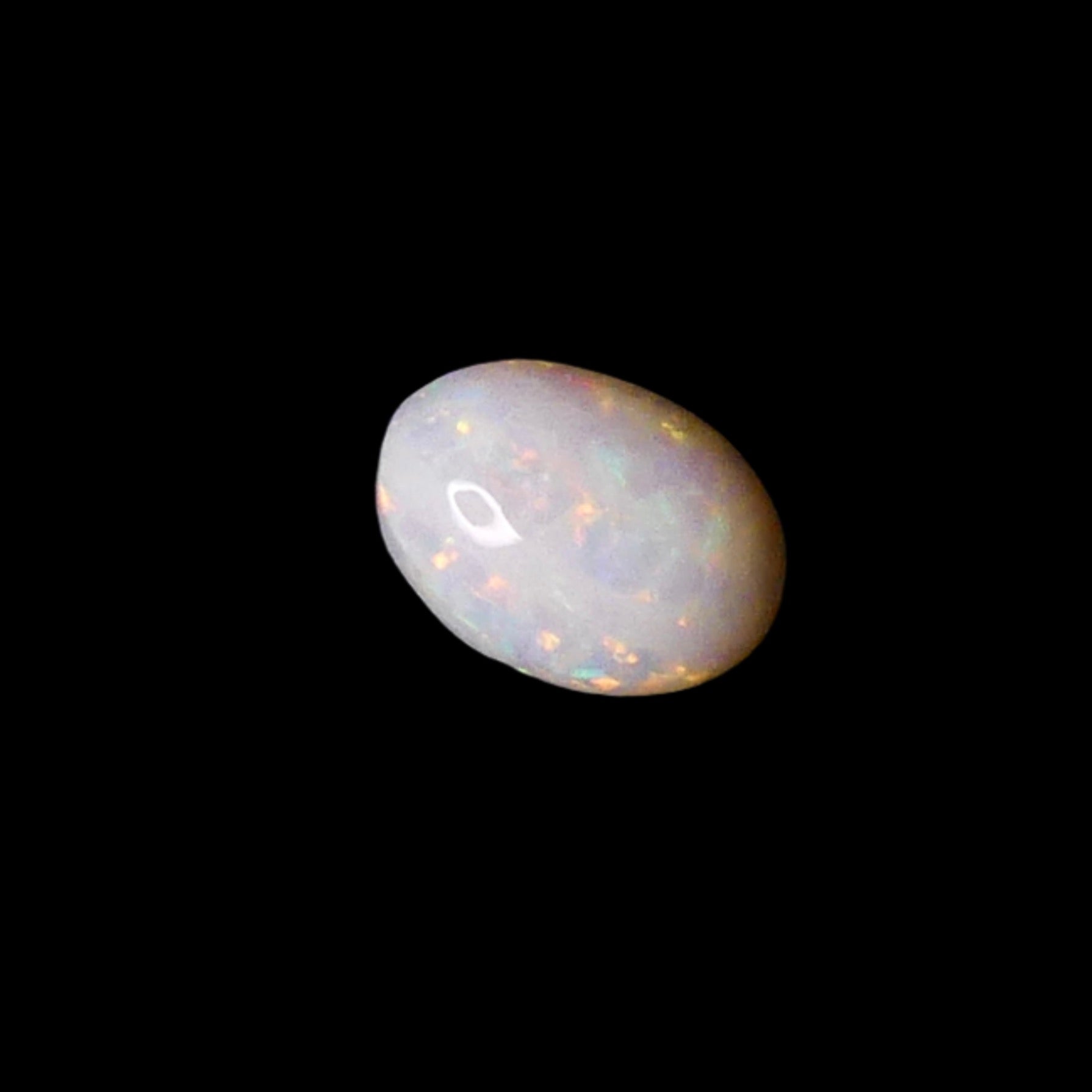 Explore the exquisite natural patterns and colors of our 0.9ct Coober Pedy Opal ring stone. A captivating treasure from the Coober Pedy region.

Origin- Ethically Mined in Coober Pedy Australia

Opal Weight- 0.9ct- Coober Pedy Opal

Size- 8.4 x 6.3 x 2.8mm

Cut- Freeform high dome cabochon

Treatments- None 100% solid Australian Opal
