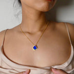 Expertly crafted, this Beautiful Australian Boulder Opal 18k Gold Pendant is a stunning piece of jewelry. Featuring a mesmerizing display of ocean blues and greens, this pendant is complemented by a solid 18k gold chain. Elevate any outfit with this unique and luxurious accessory.

Setting- 18k Gold bezel set

Opal Weight- 4.9ct

Origin- Queensland Australia

Chain- 18k gold cable chan, 45cm in Length

Expertly Handcrafted By Australian Artisans
