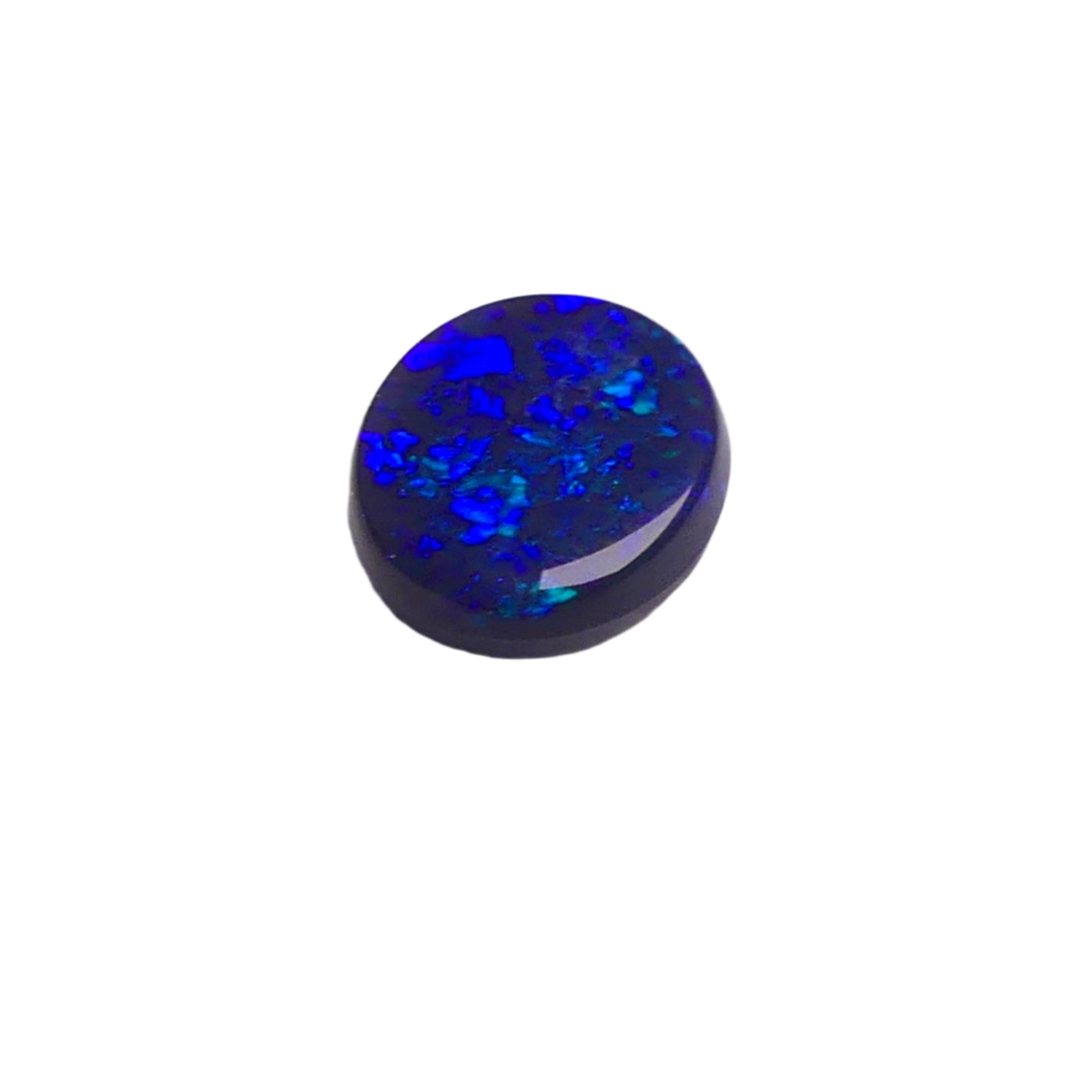 This 1.95ct Black Opal from Lightning Ridge displays stunning blue green hues, making it a unique and valuable addition to any collection. Its distinct color and quality of origin, make it a desirable choice for those seeking a rare and eye-catching gemstone.

Origin- Lightning Ridge Australia

Weight- 1.95ct Black Opal

Size- 10x9x3mm

Cut- Oval Freeform Low Dome Cabochon

Treatments- None 100% solid Australian Opal

Perfect Opal for your custom piece of jewellery or your collection