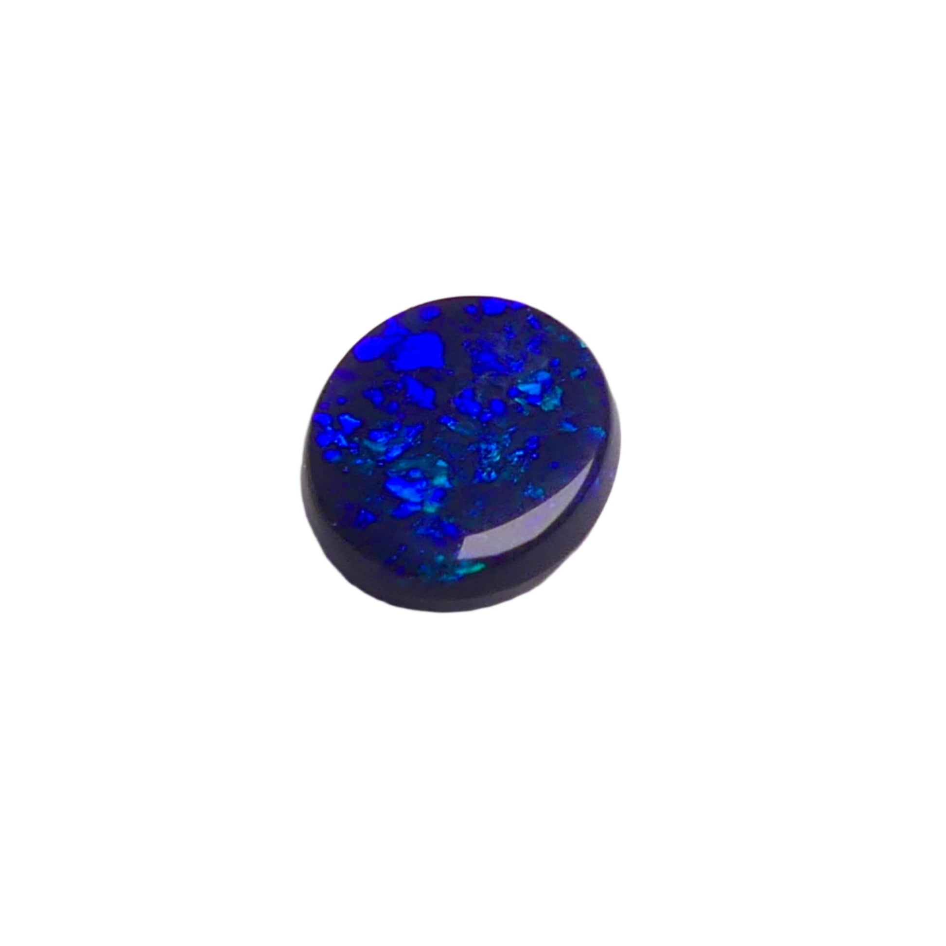 This 1.95ct Black Opal from Lightning Ridge displays stunning blue green hues, making it a unique and valuable addition to any collection. Its distinct color and quality of origin, make it a desirable choice for those seeking a rare and eye-catching gemstone.

Origin- Lightning Ridge Australia

Weight- 1.95ct Black Opal

Size- 10x9x3mm

Cut- Oval Freeform Low Dome Cabochon

Treatments- None 100% solid Australian Opal

Perfect Opal for your custom piece of jewellery or your collection