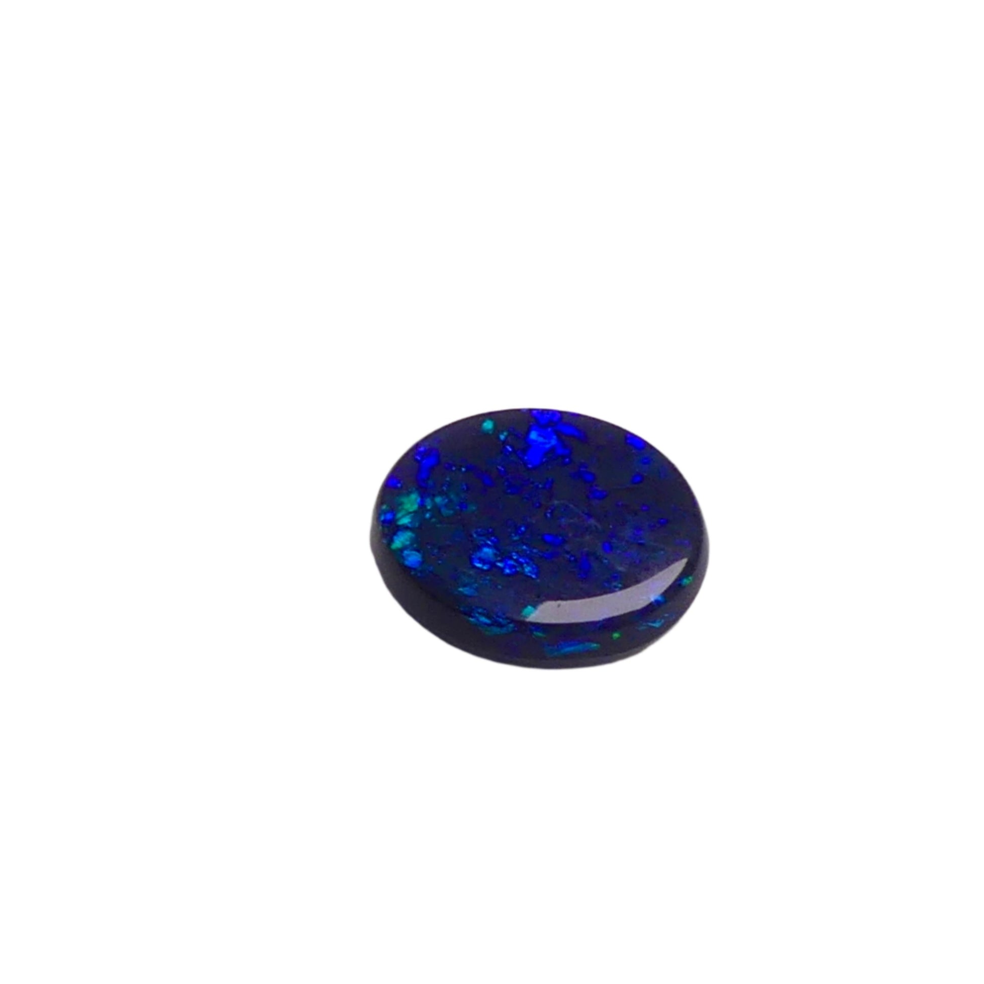 This 1.95ct Black Opal from Lightning Ridge displays stunning blue green hues, making it a unique and valuable addition to any collection. Its distinct color and quality of origin, make it a desirable choice for those seeking a rare and eye-catching gemstone.

Origin- Lightning Ridge Australia

Weight- 1.95ct Black Opal

Size- 10x9x3mm

Cut- Oval Freeform Low Dome Cabochon

Treatments- None 100% solid Australian Opal

Perfect Opal for your custom piece of jewellery or your collection