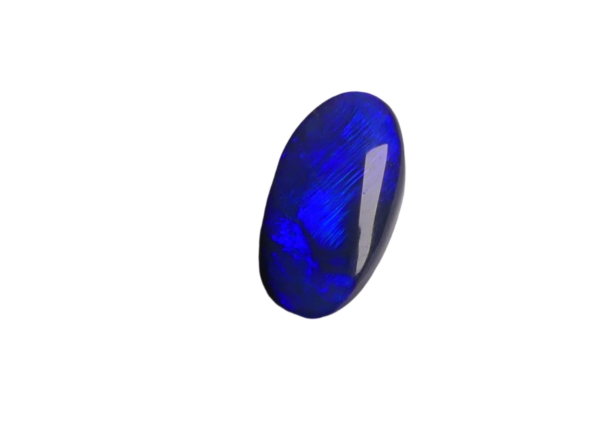 Discover the captivating allure of 3.2ct Australian Black Opal. Delighting the eye with a dazzling electric blue and hints of green, this phenomenal gemstone is a true treasure. Elevate your collection with this extraordinarily rare and precious gemstone.

Origin- Lightning Ridge Australia

Opal Weight- 3.2ct electric Blue on Black Opal

Cut- Freeform cabochon

Size- 14x7.6mm
