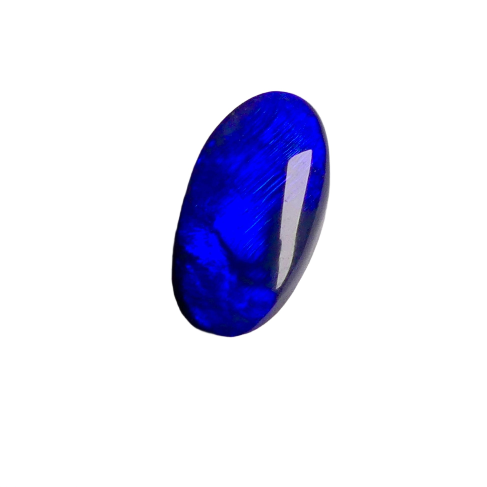 Discover the captivating allure of 3.2ct Australian Black Opal. Delighting the eye with a dazzling electric blue and hints of green, this phenomenal gemstone is a true treasure. Elevate your collection with this extraordinarily rare and precious gemstone.

Origin- Lightning Ridge Australia

Opal Weight- 3.2ct electric Blue on Black Opal

Cut- Freeform cabochon

Size- 14x7.6mm
