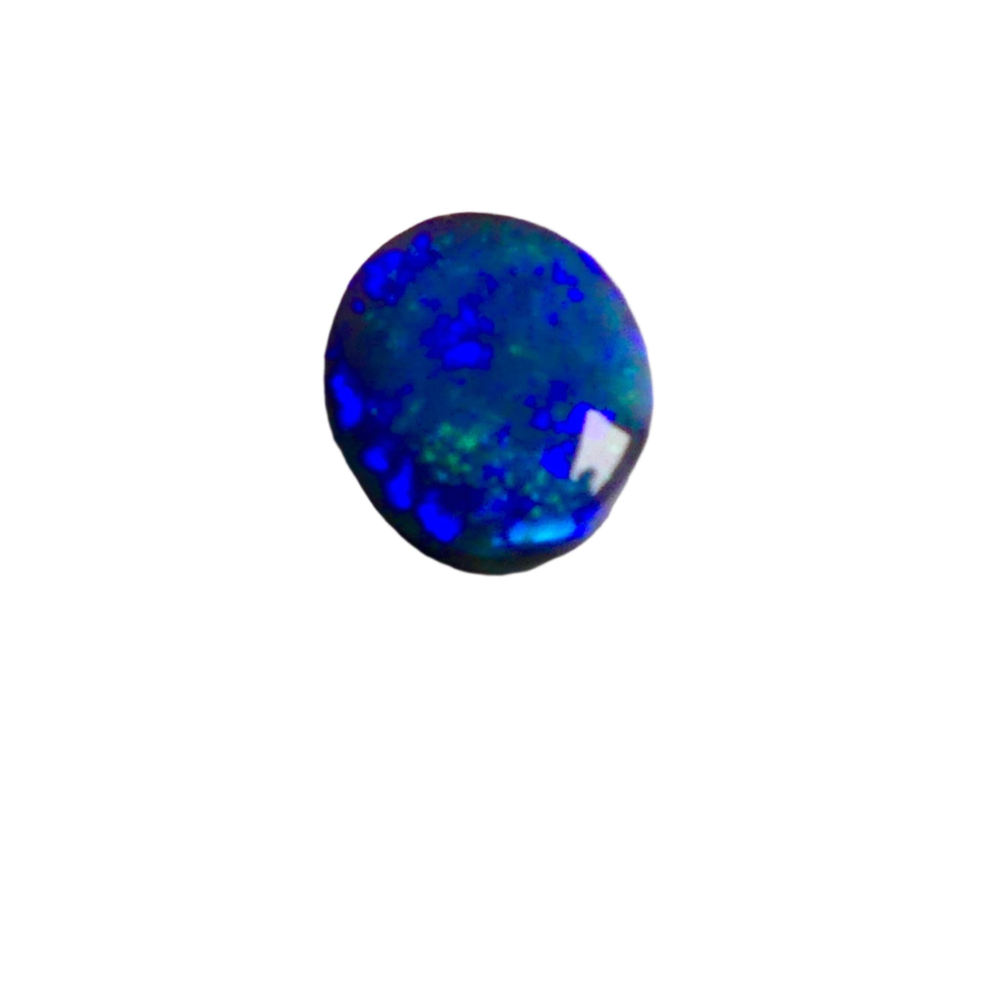 Experience the mesmerizing beauty of this Amazing 2.95ct Blue Green Australian Black Opal. With its stunning colors and impressive 2.95ct size, this opal is a true gemstone treasure. Perfect for jewelry, this opal is sure to add a touch of elegance and sophistication to any outfit our addition to any gemstone collection

Origin- Lightning Ridge Australia&nbsp;

Opal weight- 2.95ct Australian Black Opal

Cut- Freeform Round Cabochon

Size- 11.7x10.2mm