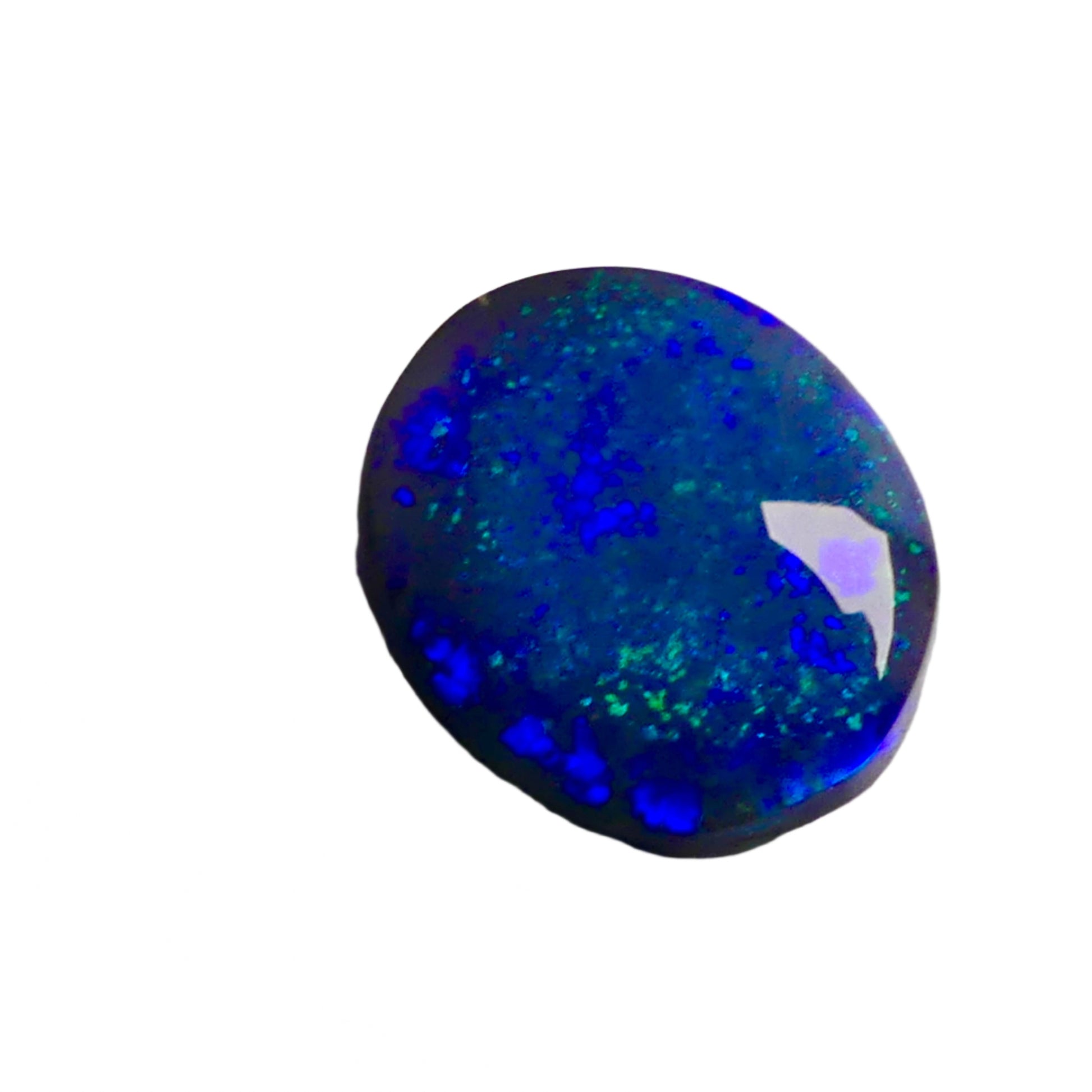 Experience the mesmerizing beauty of this Amazing 2.95ct Blue Green Australian Black Opal. With its stunning colors and impressive 2.95ct size, this opal is a true gemstone treasure. Perfect for jewelry, this opal is sure to add a touch of elegance and sophistication to any outfit our addition to any gemstone collection

Origin- Lightning Ridge Australia&nbsp;

Opal weight- 2.95ct Australian Black Opal

Cut- Freeform Round Cabochon

Size- 11.7x10.2mm