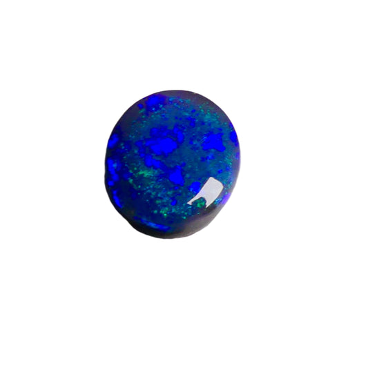 Experience the mesmerizing beauty of this Amazing 2.95ct Blue Green Australian Black Opal. With its stunning colors and impressive 2.95ct size, this opal is a true gemstone treasure. Perfect for jewelry, this opal is sure to add a touch of elegance and sophistication to any outfit our addition to any gemstone collection

Origin- Lightning Ridge Australia&nbsp;

Opal weight- 2.95ct Australian Black Opal

Cut- Freeform Round Cabochon

Size- 11.7x10.2mm