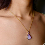Amazing 9k Gold Australian Boulder Opal Pendant