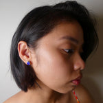 Handcrafted Lightning Ridge Opal Earrings in 9k Gold