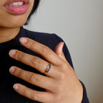 9ct Yellow Gold Sapphire And Diamond Eternity Ring