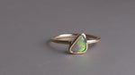 This Elegant 9ct Gold Ring is perfect for any occasion. Made with a stunning Crystal Opal from Lightning Ridge, displaying the full spectrum of colors, making it a unique and eye-catching piece. Its simple and elegant design adds a touch of sophistication to any outfit.

Origin- Lightning Ridge Australia

Opal- Australian Crystal Opal mined in Lightning Ridge Australia

Setting- 9ct solid Gold Bezel set

Size- 6 1/2 us

Designed and Handcrafted by skilled Australian Artisans
