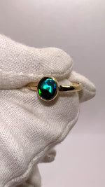 Discover our stunning Lightning Ridge Black Opal Gold Ring, crafted by expert Australian artisans. This rare gemstone is known for its breathtaking colors and exclusivity.

Origin- Lightning Ridge Australia

Opal Weight- 0.5ct Lightning Ridge Black Opal

Setting- 9K Gold Bezel Set

Size- Ring Size 6 1/4us

Handcrafted and Designed by passionate Australian Artisans
